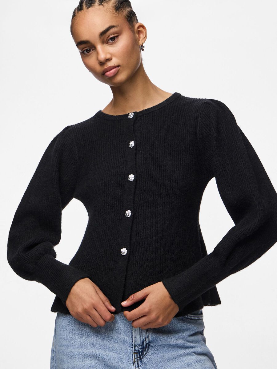 Product carousel image 1 CARDIGAN A MAGLIA, Black