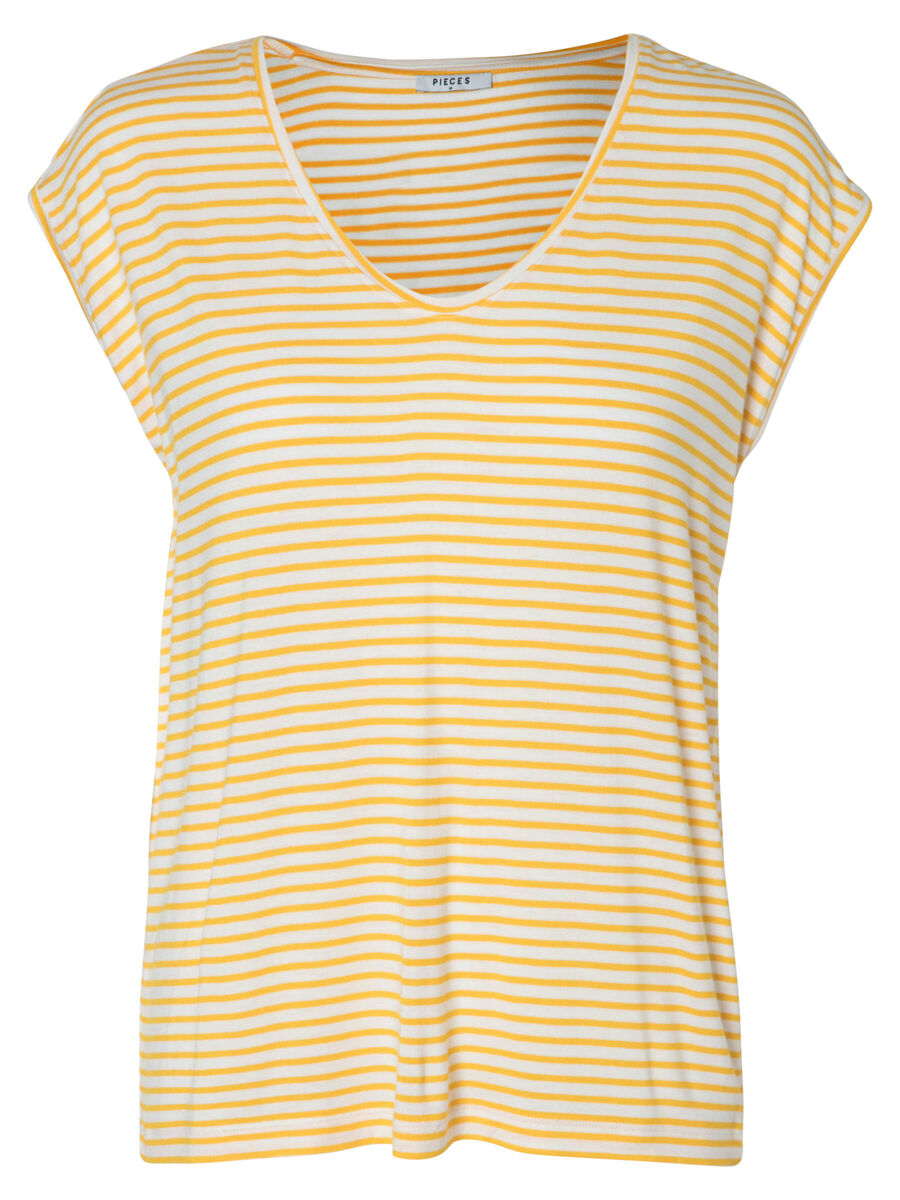 Product carousel image 1 STRIPED T-SHIRT, Bright White