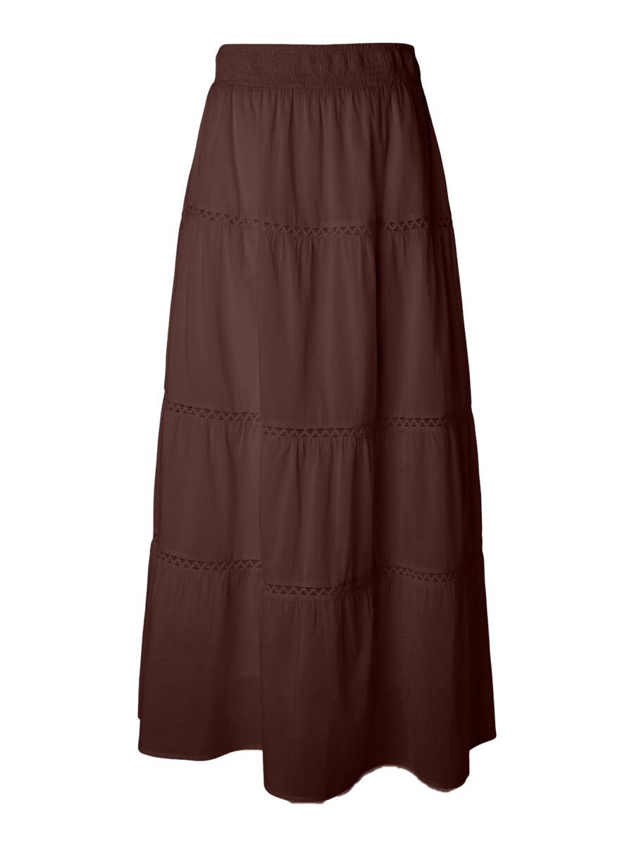 Carousel image 7 PCASTRID MAXI SKIRT, Hot Fudge
