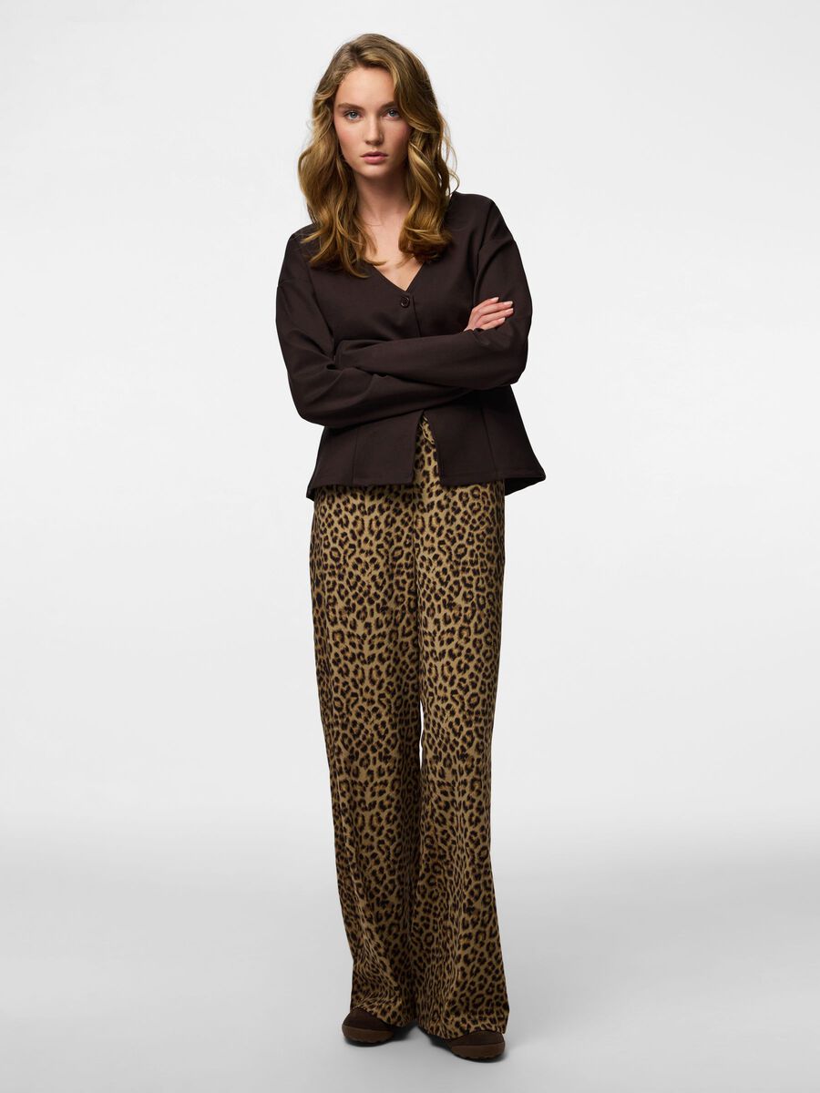 Carousel image 4 PCBOSELLA HW PRINT WIDE LEG HOSE, Natural