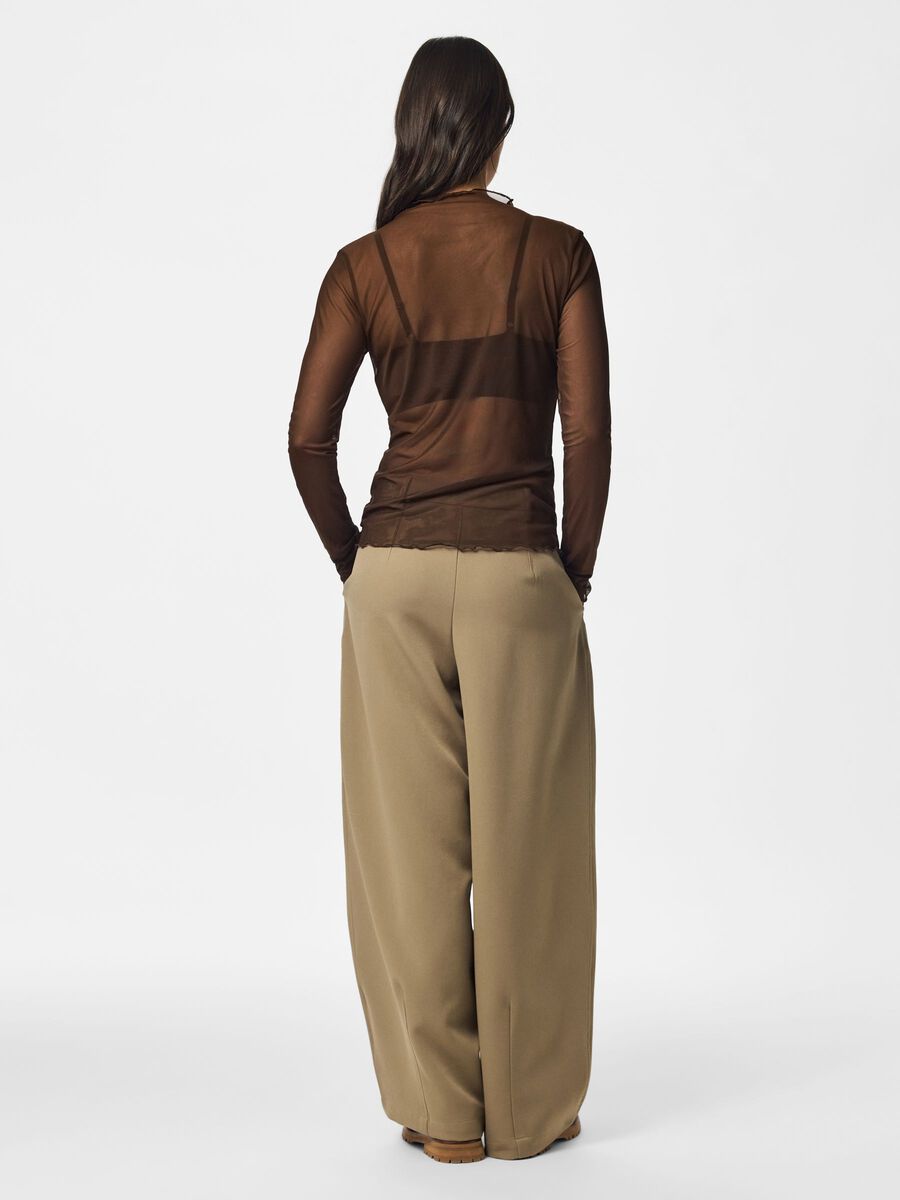Product carousel image 2 PCDORTHEA BABYLOCK MESH TOP, Hot Fudge
