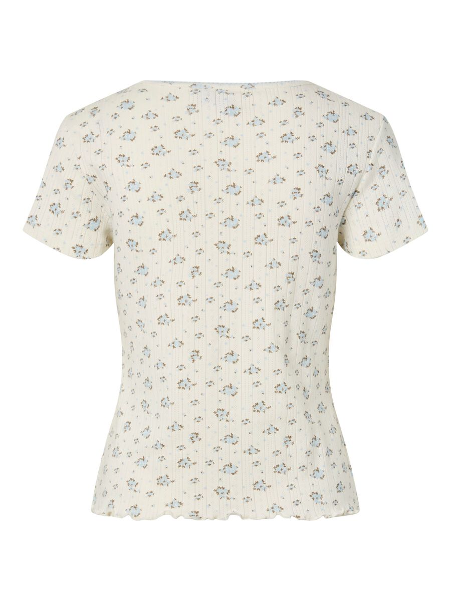 Carousel image 6 PCMYA POINTELLE T-SHIRT, Cloud Dancer