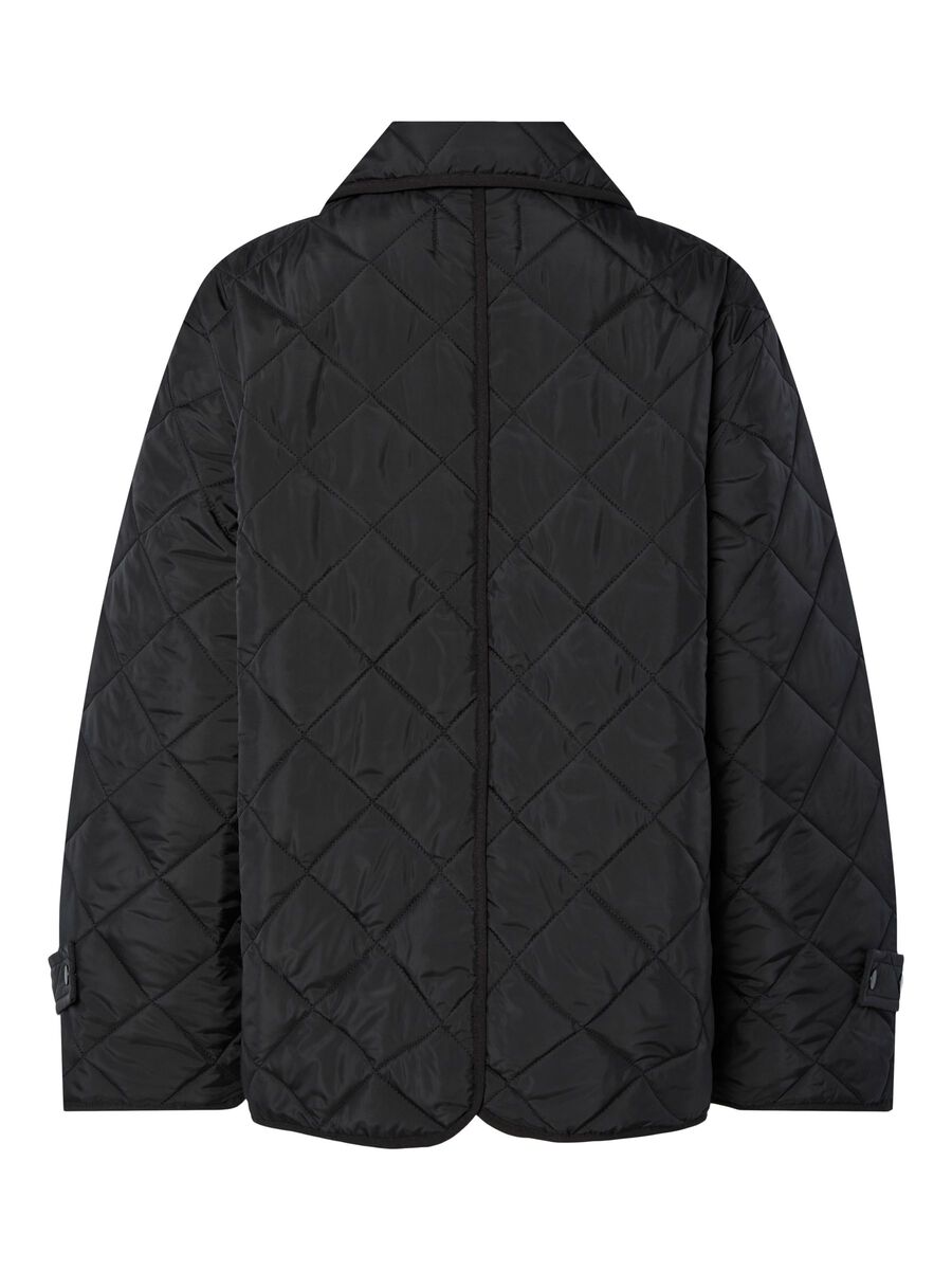 Carousel image 6 PCEMILY GESTEPPTE KURZJACKE, Black