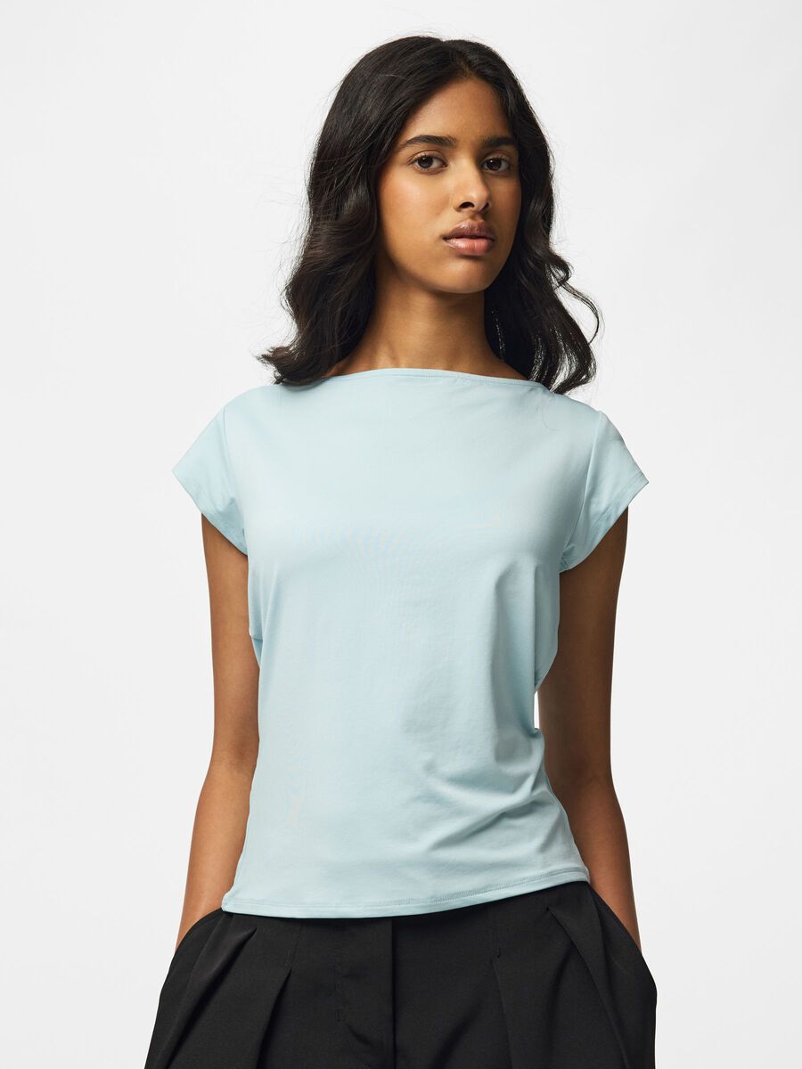 Product carousel image 1 PCMELLY BOATNECK  TOP, Winter Sky