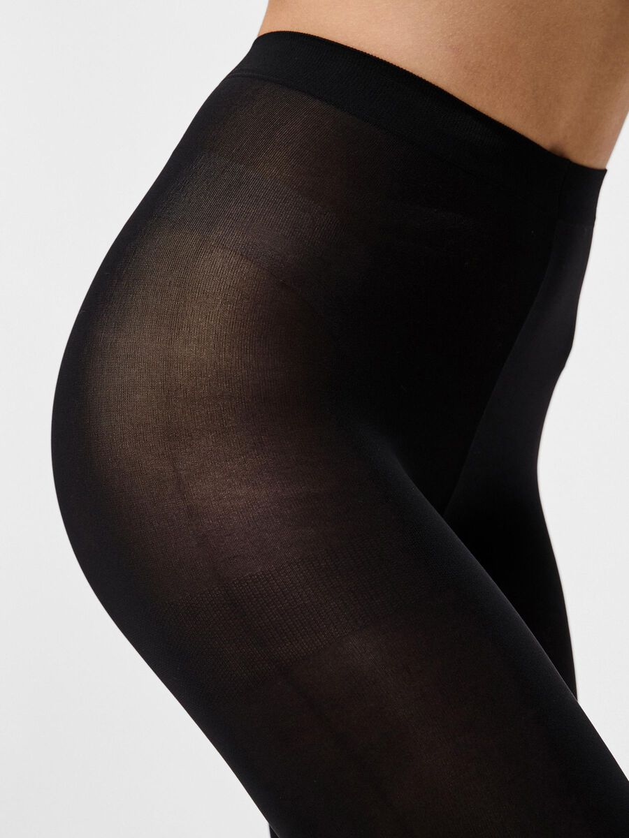 Carousel image 4 PCNEW 2 PACK 90 DENIER TIGHTS, Black