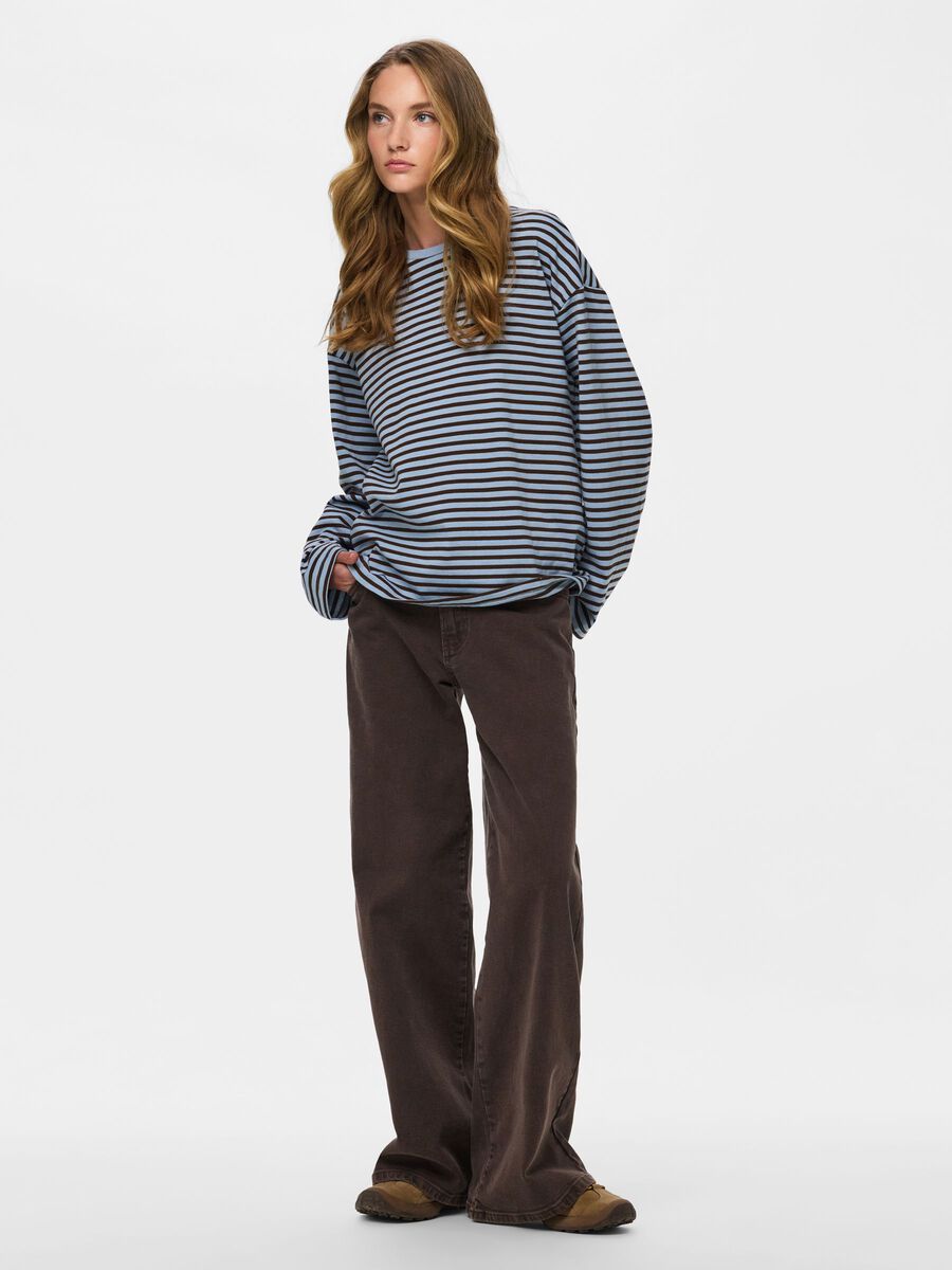 Carousel image 3 PCSADIE LONG SLEEVED TOP, Cashmere Blue
