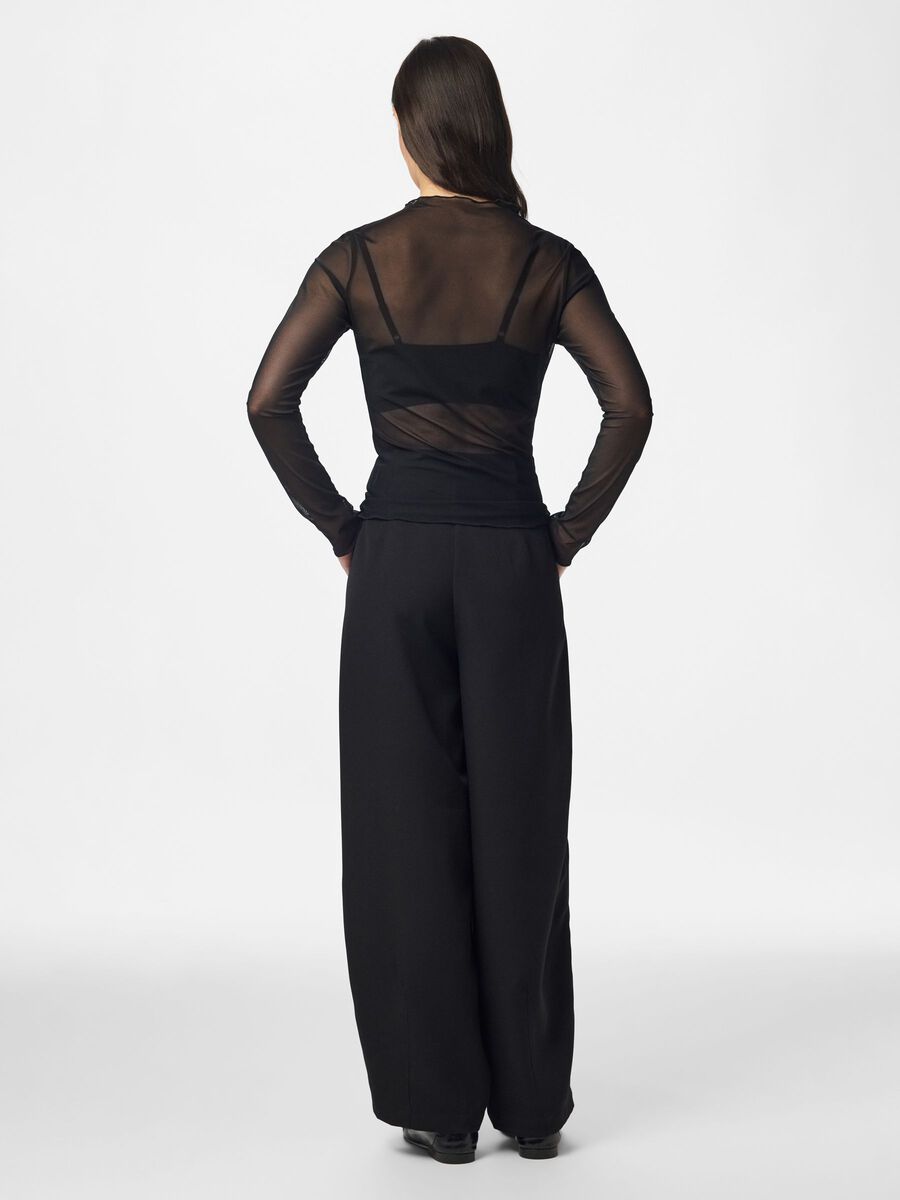 Product carousel image 2 PCDORTHEA BABYLOCK MESH TOP, Black