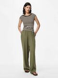 Product image thumbnail 1 PCPIA LINEN BLEND WIDE-LEG TROUSERS, Deep Lichen Green