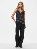 Product image thumbnail 3 PCNOMI SATIN DOT LACE STRAP TOP, Black