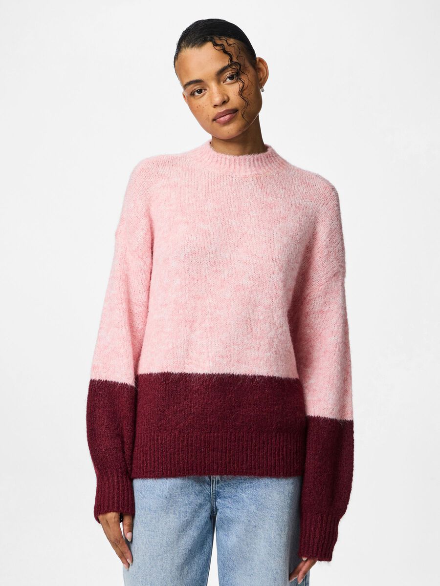 Product carousel image 1 PCIVY PULL EN MAILLE, Pink-A-Boo