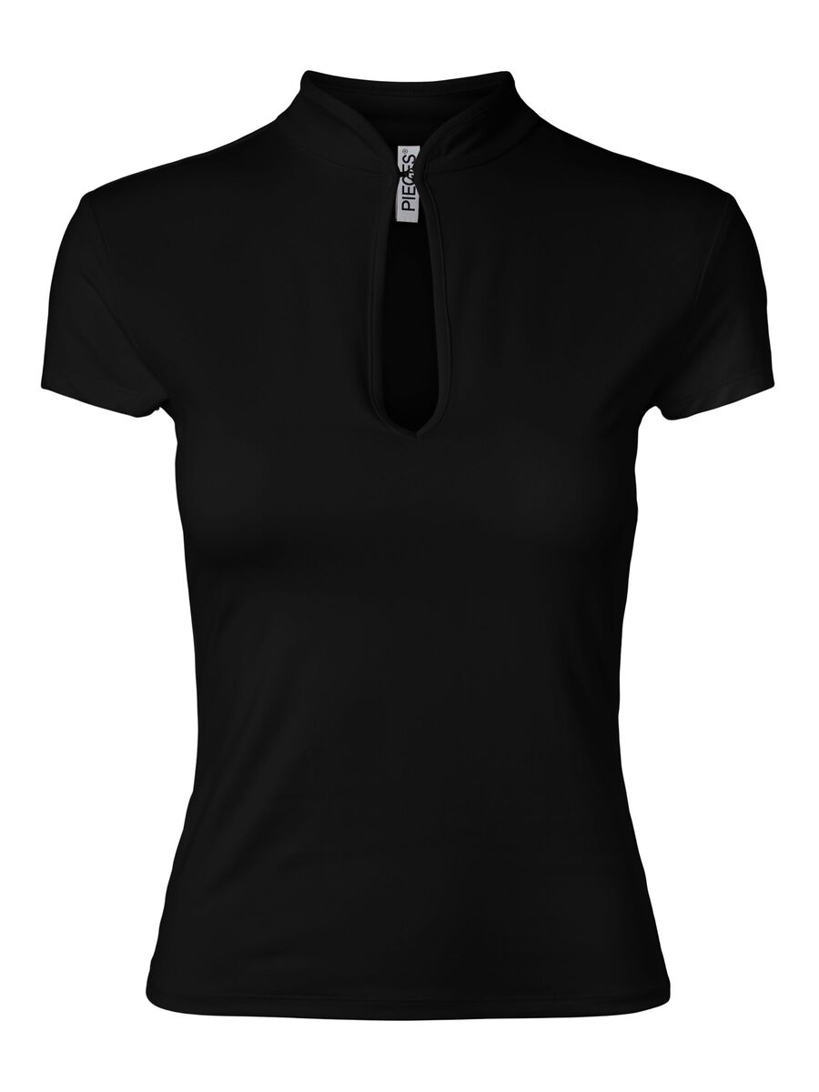 Product carousel image 1 PCAIDA H&Oslash;Y HALS KORTERMET TOPP, Black