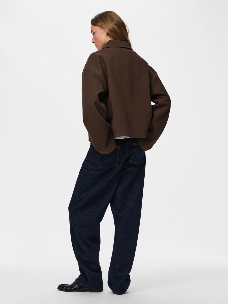 Product carousel image 2 PCAYA SHORT  COAT, Hot Fudge