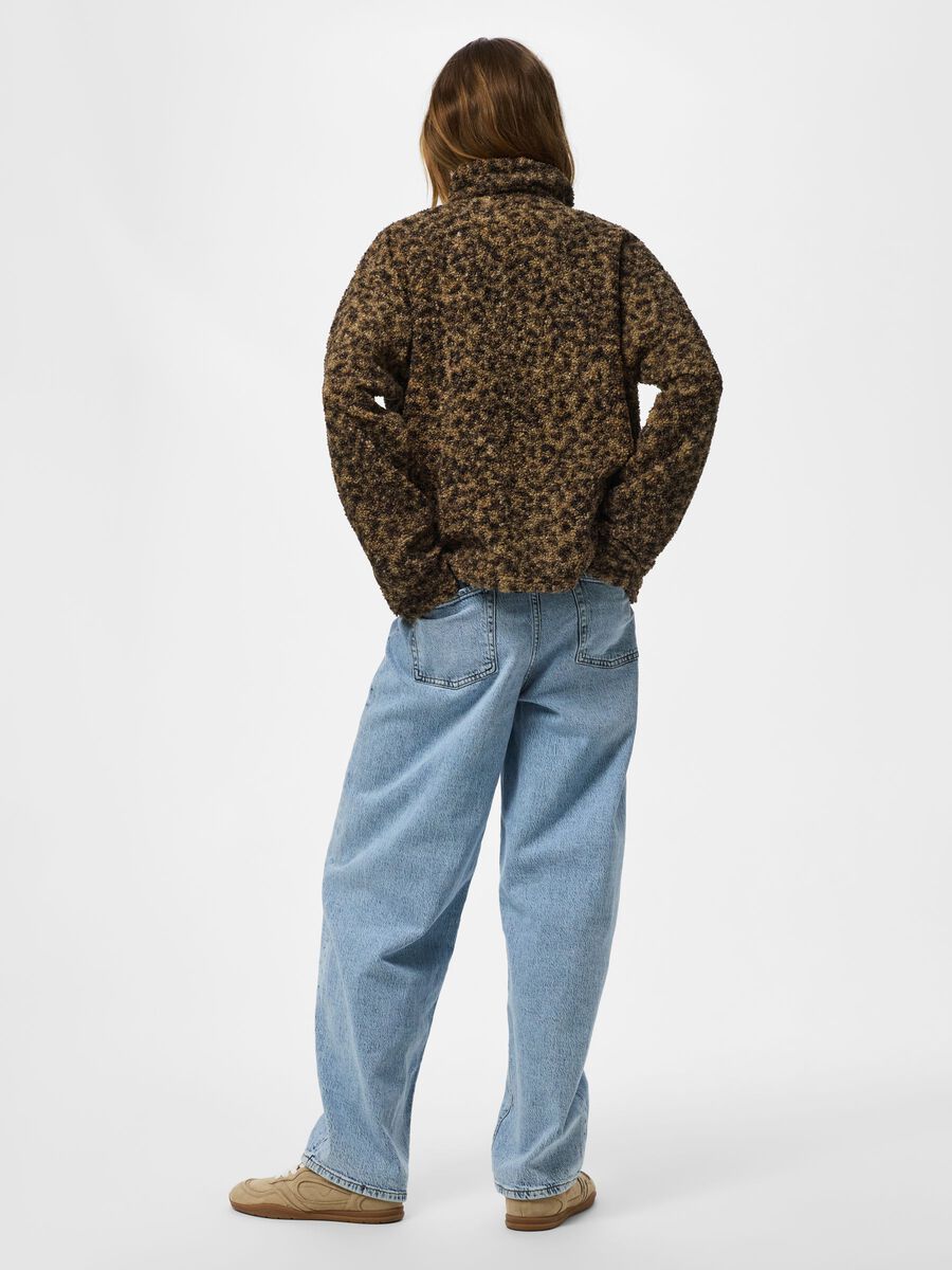 Carousel image 2 PCKATTY TEDDY HIGH-NECK  JACKET, Tannin