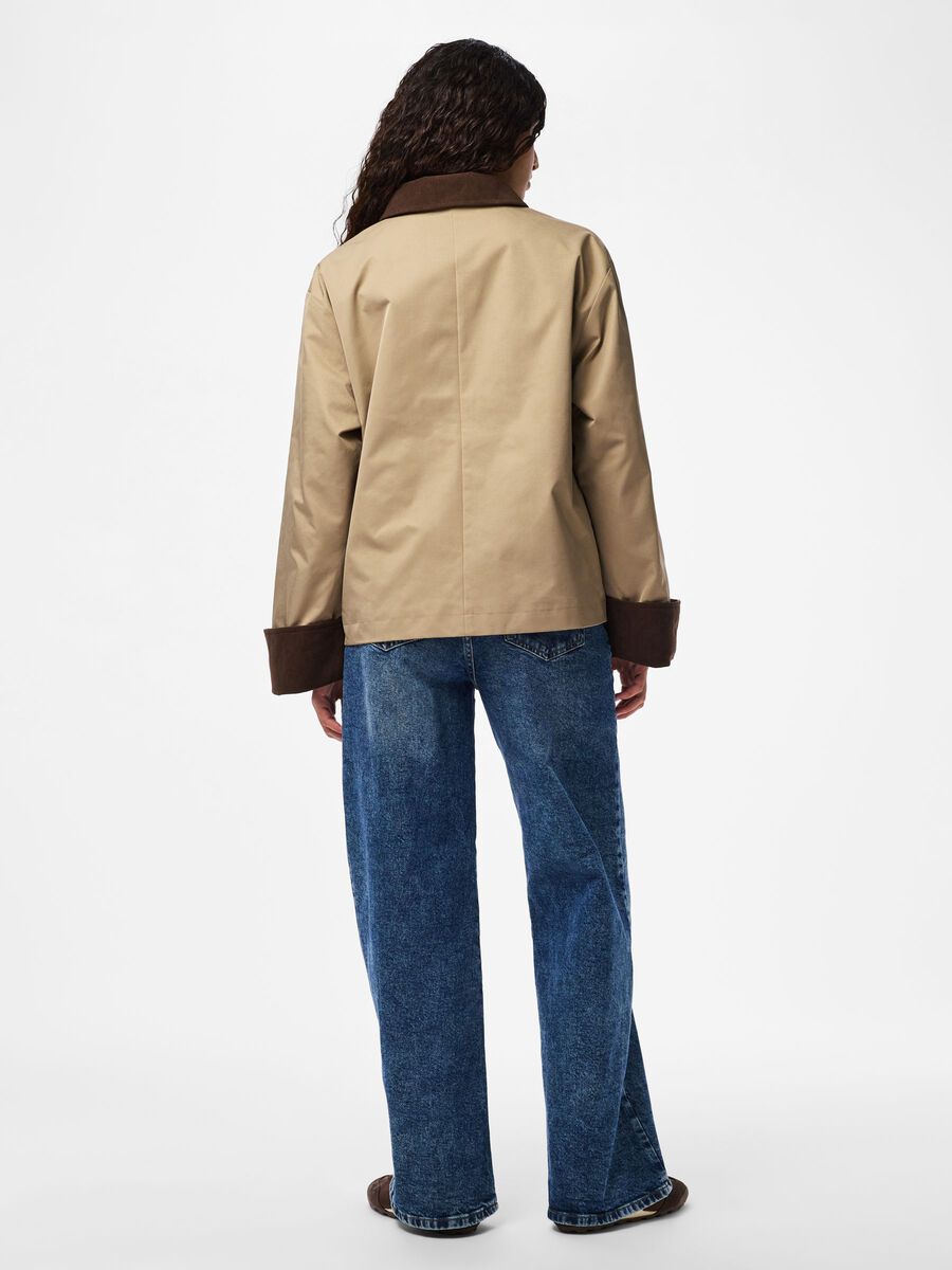 Carousel image 2 PCJORMA SHORT LIGHTWEIGHT JACKET, Greige