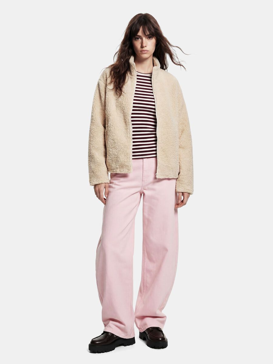 Carousel image 2 PCKATTY TEDDY HIGH-NECK  JACKET, Birch