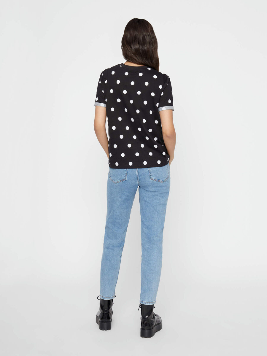 Product carousel image 2 DOTTED BLOUSE, Black
