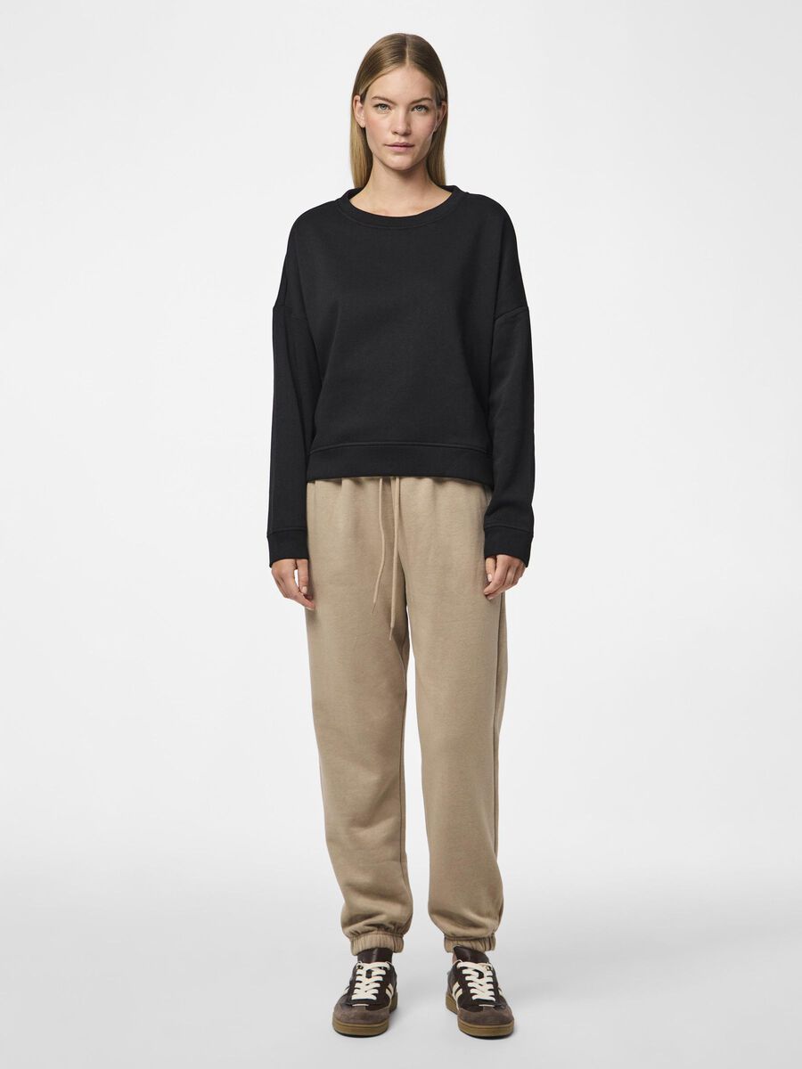 Carousel image 3 RELAXED FIT SWEATSHIRT, Black