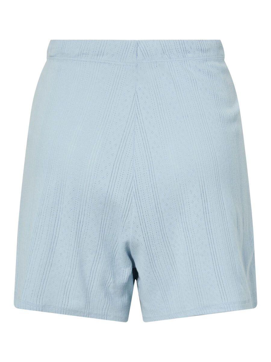 Carousel image 7 PCMARIE HW POINTELLE  SHORTS, Cashmere Blue