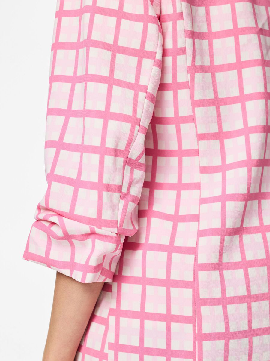 Carousel image 5 PCBOSELLA 3/4 PRINTED BLAZER, Cloud Dancer