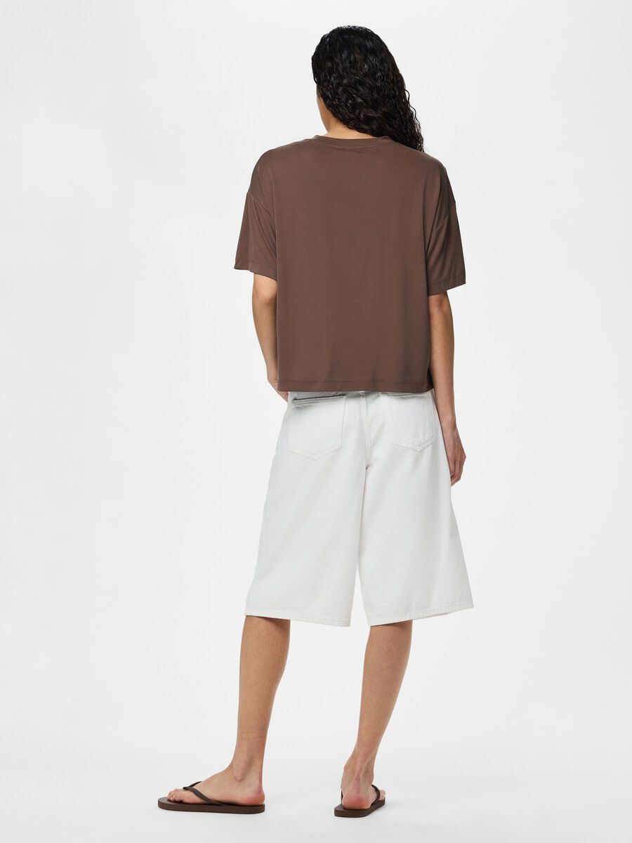 Product carousel image 2 PCANORA T-SHIRT, Coffee Quartz