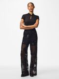 Product image thumbnail 1 PCOFFIA HW  WIDE-LEG TROUSERS, Black