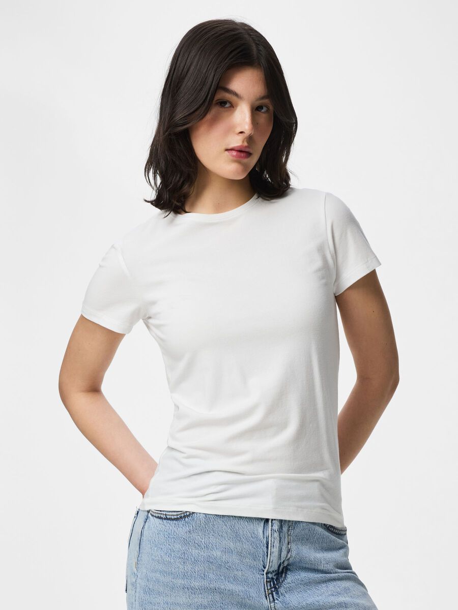 Carousel image 1 PCSIRENE T-SHIRT, Bright White