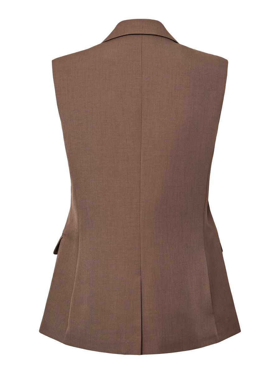 Carousel image 7 PCBLOSSOM GILET, Coffee Quartz