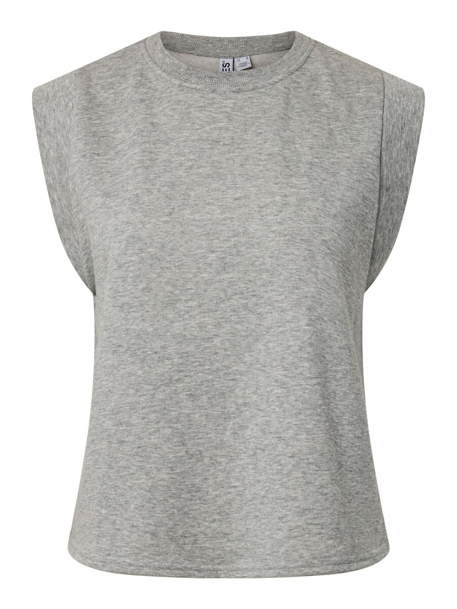 Carousel image 6 PCCHILLI SUMMER  TOP, Light Grey Melange
