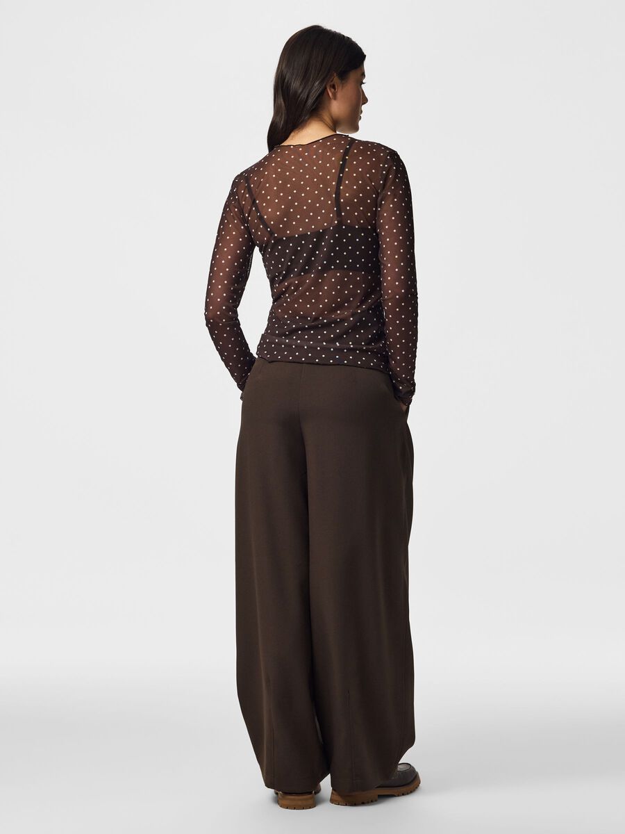 Product carousel image 2 PCDORTHEA BABYLOCK MESH TOP, Hot Fudge