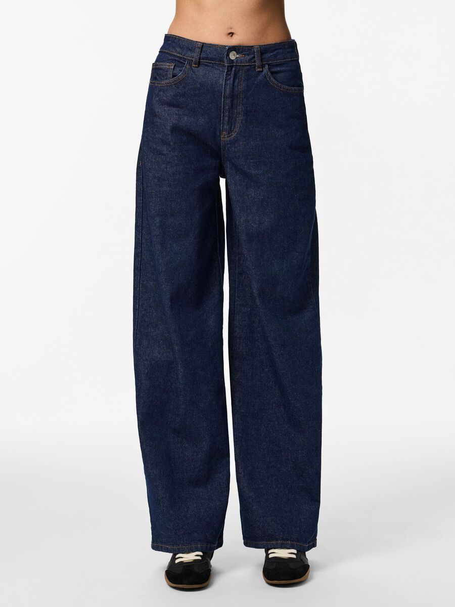 Carousel image 3 JEANS ANCHOS, Dark Blue Denim