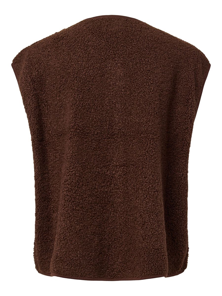 Carousel image 7 PCKATTY TEDDY VEST, Chicory Coffee