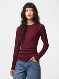 Product image thumbnail 1 PCRUKA LONG SLEEVED TOP, Tawny Port