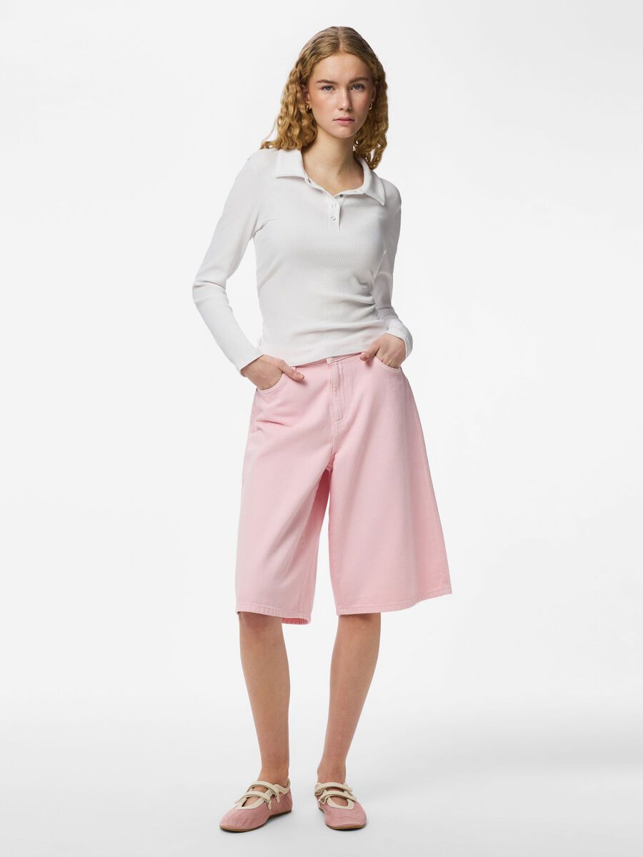 Carousel image 3 PCSKY MW JEANSSHORTS, Roseate Spoonbill