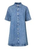 Product image thumbnail 5 PCSKY A-SHAPE DENIM MINI DRESS, Medium Blue Denim