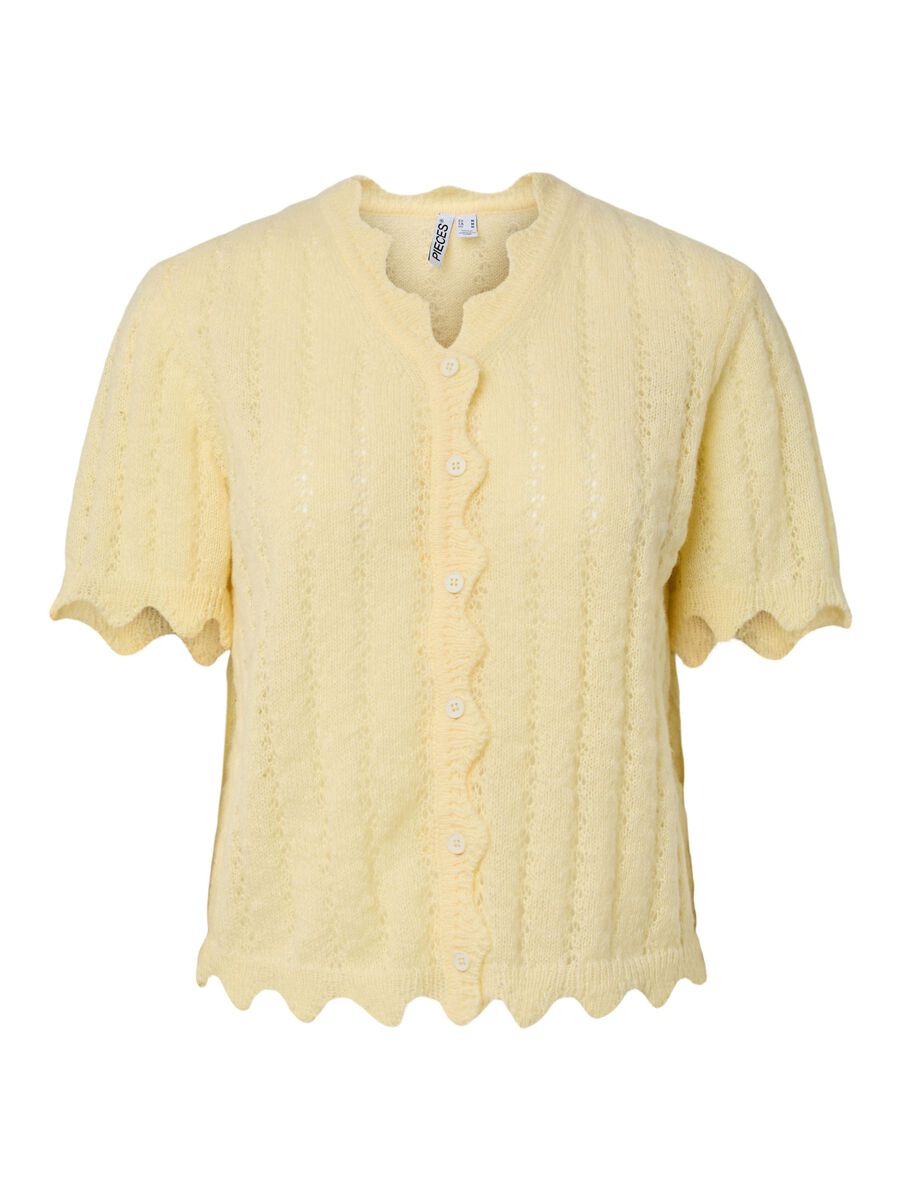 Product carousel image 1 PCADA STRIKKET CARDIGAN, French Vanilla