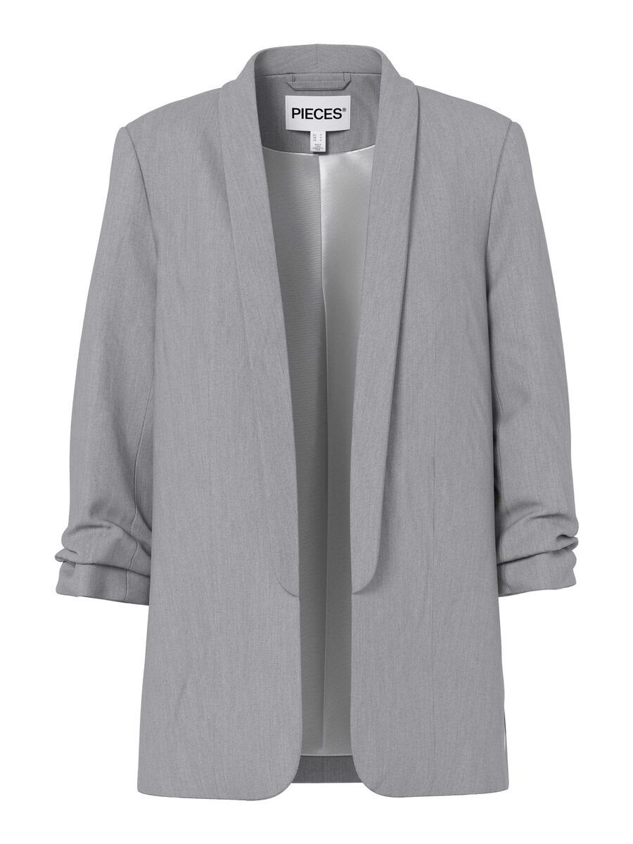 Carousel image 2 PCBOSELLA BLAZER, Light Grey Melange