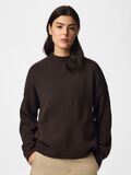 thumbnail Pcmalou pullover, couleur: hot fudge, marron, vue de face