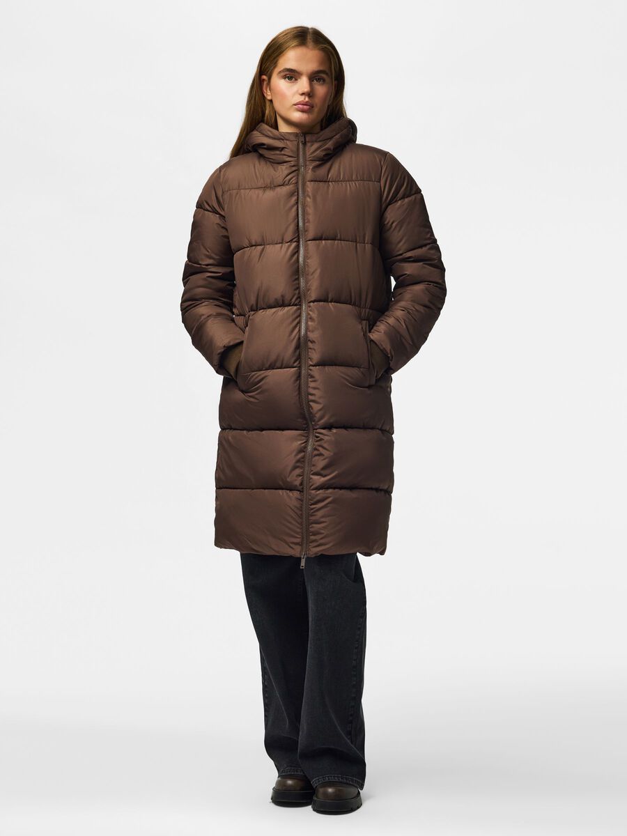 Product carousel image 1 PCBEE LANGER WATTIERTE JACKE, Hot Fudge