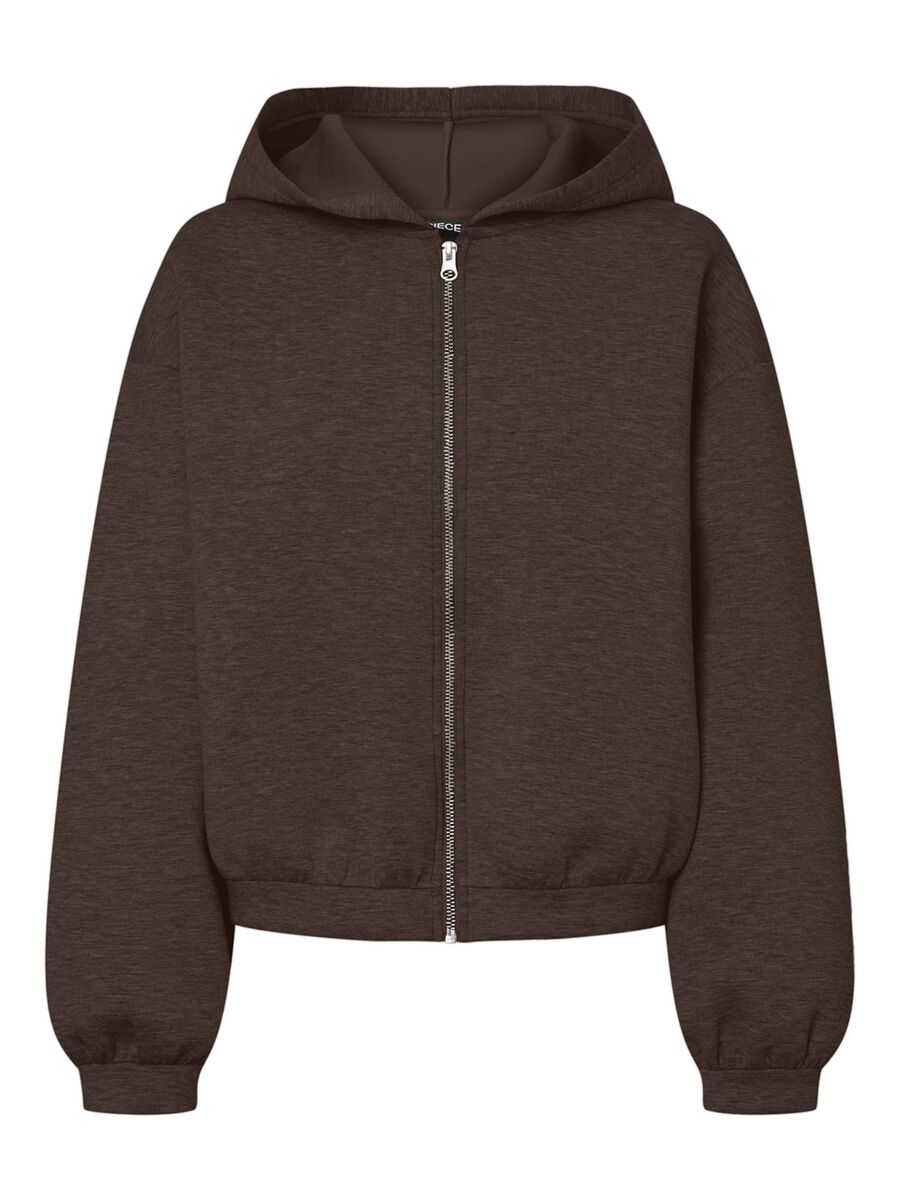 Carousel image 7 PCBUCUBA ZIPPER SCUBA  HOODIE, Hot Fudge