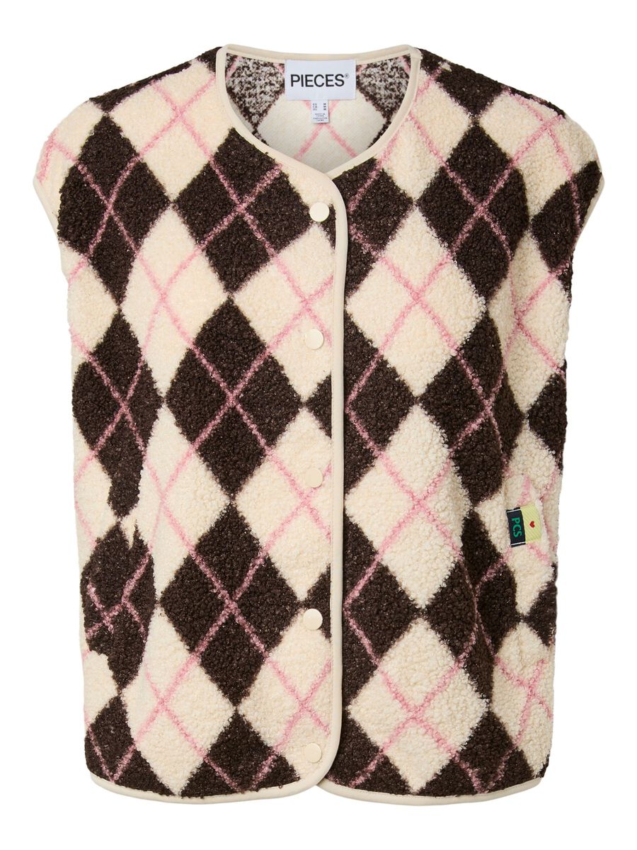 Carousel image 6 PCKATTY TEDDY VEST, Birch