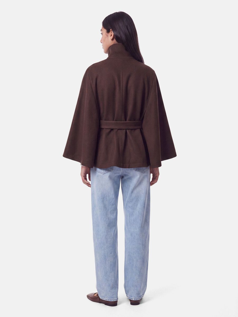 Product carousel image 2 PCAIKEN CAPE  JACKET, Hot Fudge