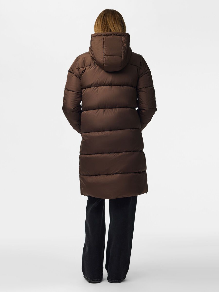 Product carousel image 2 PCBEE LONG PADDED JACKET, Hot Fudge