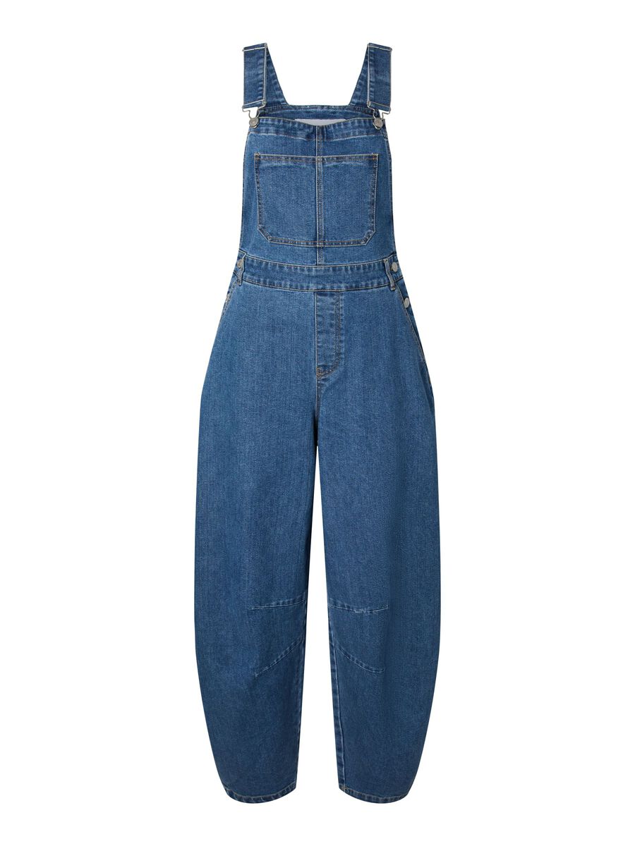 Product carousel image 2 PCALICE OVERSIZE DUNGAREES, Medium Blue Denim