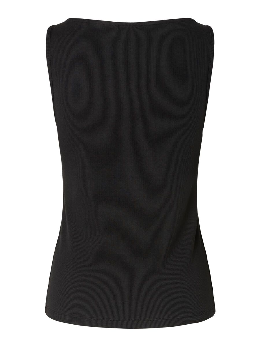Carousel image 7 PCMAY BOATNECK  SLEEVELESS TOP, Black