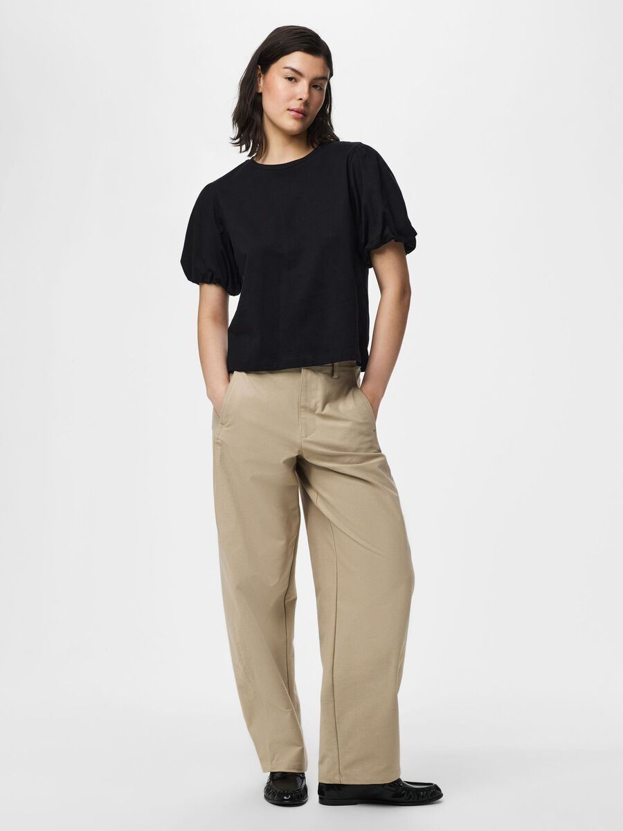 Carousel image 3 PCPERNILLA PUFF T-SHIRT, Black