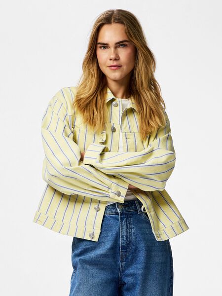 Pieces PCBILLO DENIM SHIRT, French Vanilla, highres - 17164173_FrenchVanilla_1257950_003.jpg