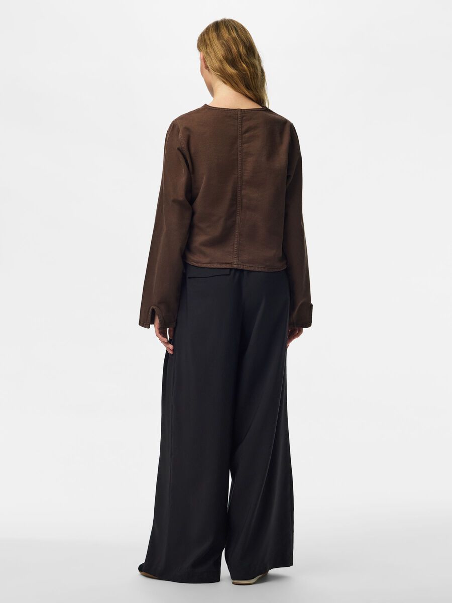 Product carousel image 2 PCSILVIA WICKEL JEANSHEMD, Hot Fudge