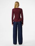 Product image thumbnail 3 PCLUCCI PEPLUM LONG SLEEVED TOP, Tawny Port