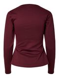 Product image thumbnail 7 PCLUCCI PEPLUM LONG SLEEVED TOP, Tawny Port