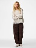 thumbnail Pcvaka lace jumper, colour: whitecap gray, white, front full